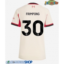 Maglie da calcio Liverpool Jeremie Frimpong #30 Seconda Maglia Femminile 2025-26 Manica Corta